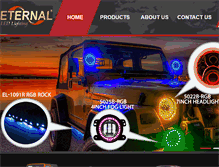 Tablet Screenshot of eternal-lighting.com